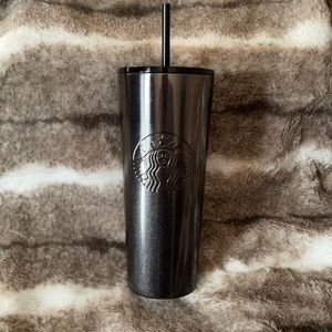 Starbucks 24oz Black Steel Tumbler Christmas 2019
